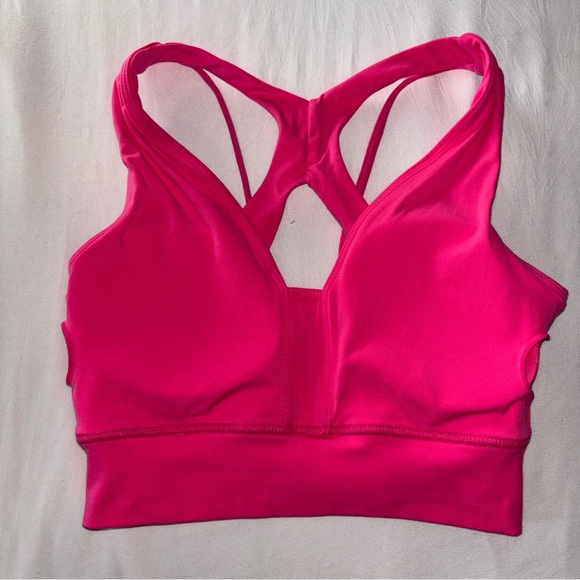 XS Buffbunny hot pink siren sports bra with multi-strap back - Picture 6 of 13